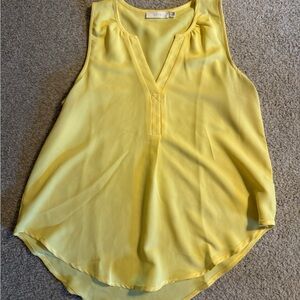 Yellow Sleeveless Women's Top
